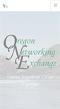 Mobile Screenshot of oregonnetworkingexchange.org